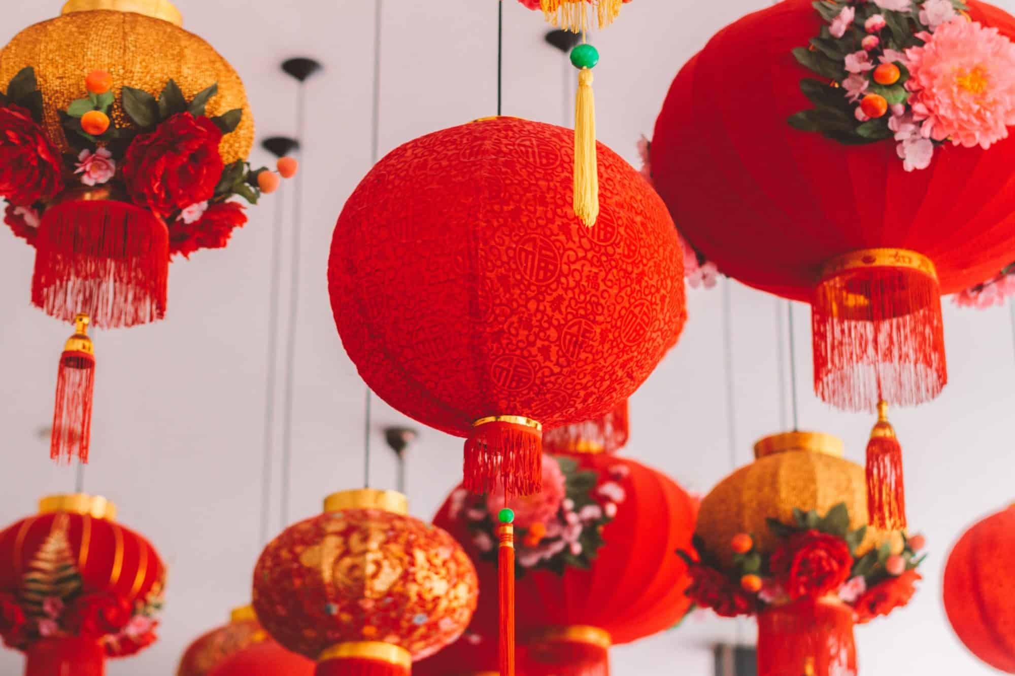 Red Chinese New Year Lanterns