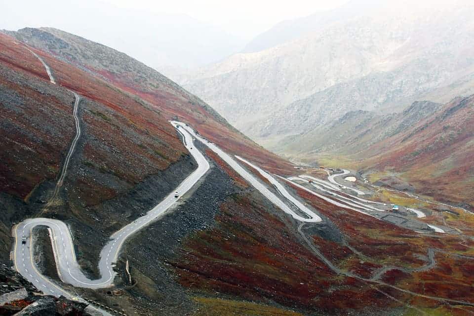 winding mountain road