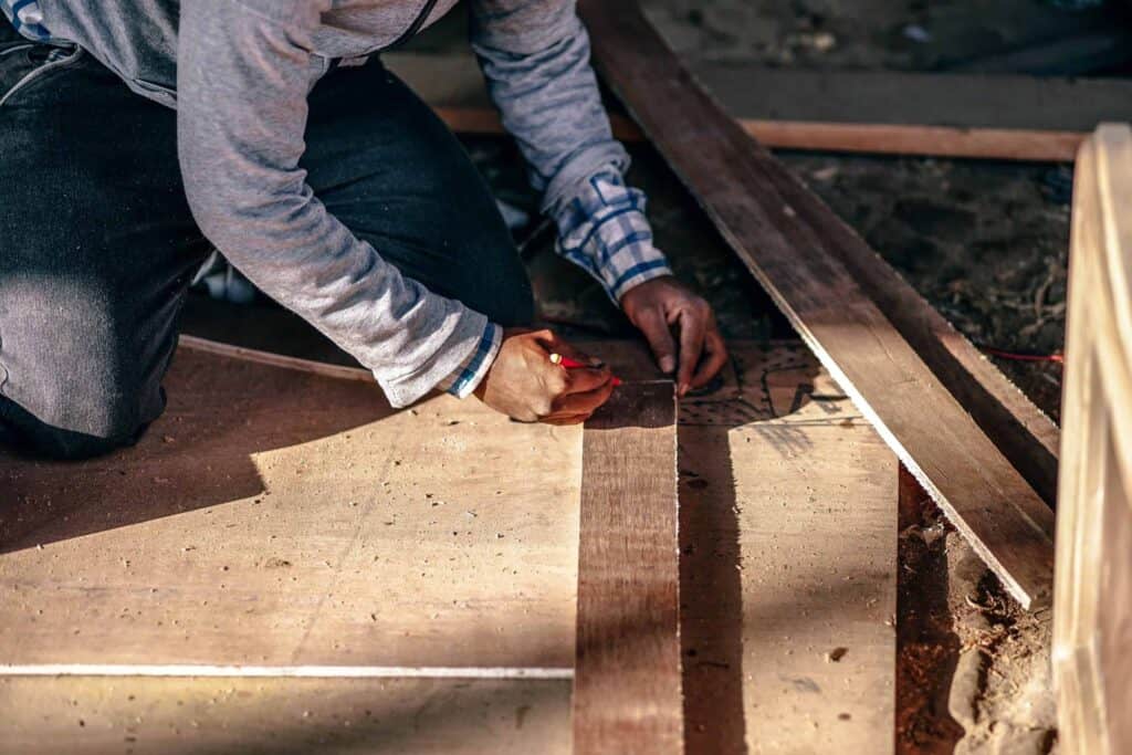 construction on plywood