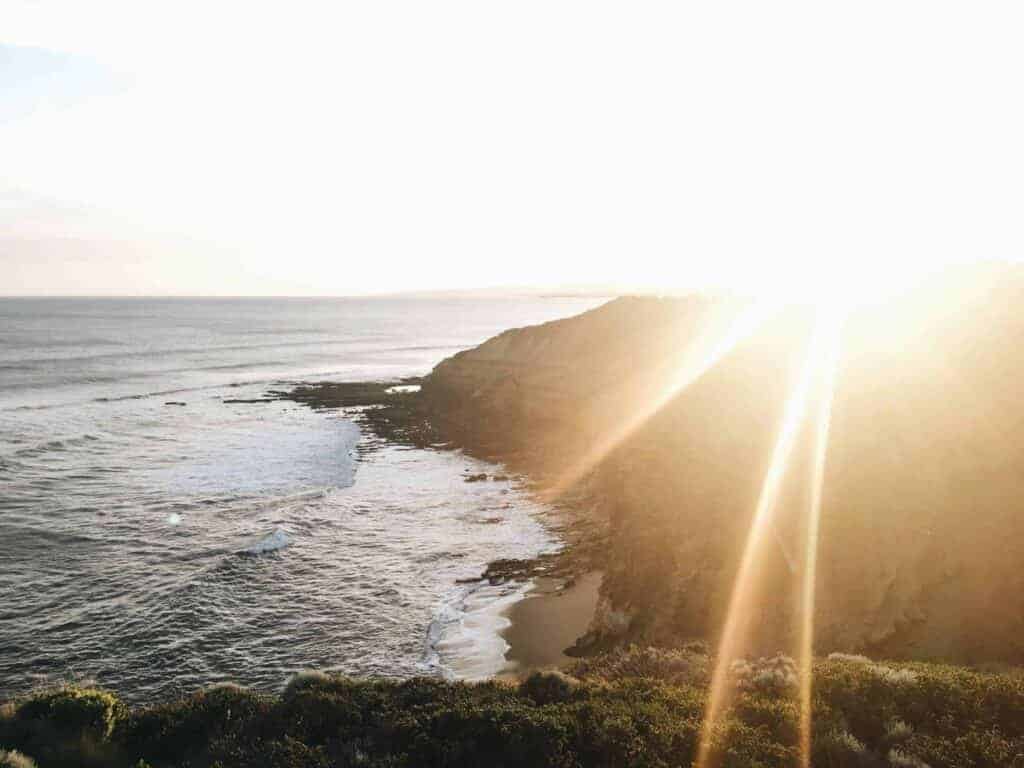 sunshine on northern california coast