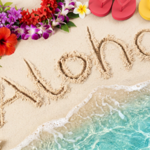 aloha sand lei luau