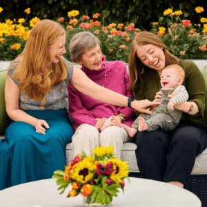 3 generations of women