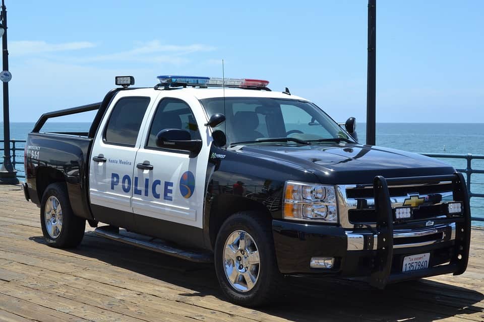 california police truck